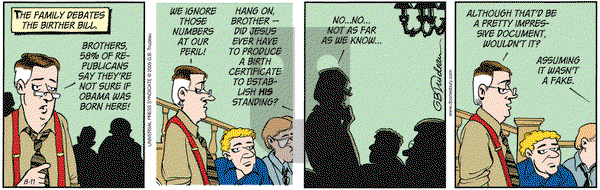 Doonesbury on Tuesday August 11, 2009 Comic Strip