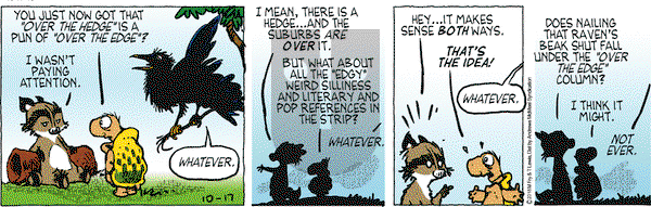 Over the Hedge on Wednesday October 17, 2018 Comic Strip