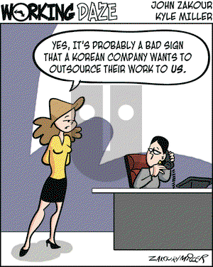 Working Daze on Tuesday May 6, 2008 Comic Strip