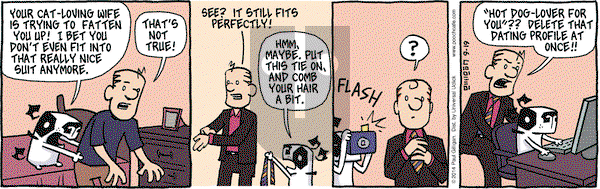 Pooch Cafe on Friday September 19, 2014 Comic Strip