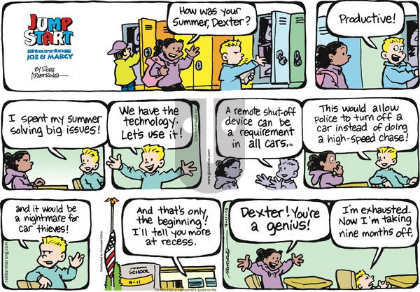 JumpStart on Sunday September 11, 2016 Comic Strip