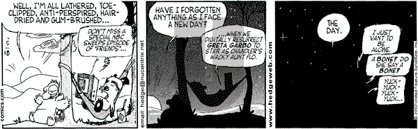 Over the Hedge on Thursday August 1, 2002 Comic Strip