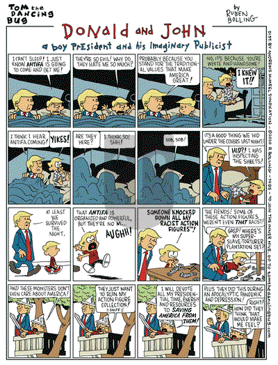 Tom the Dancing Bug on Monday July 6, 2020 Comic Strip