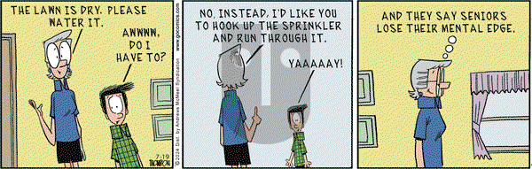 Grand Avenue on Friday July 19, 2024 Comic Strip