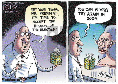 Rob Rogers on Tuesday November 17, 2020 Comic Strip