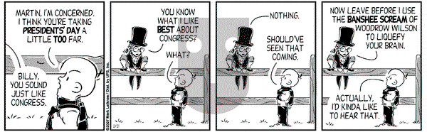 Cow and Boy Classics on Wednesday February 21, 2007 Comic Strip
