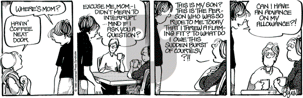 For Better or For Worse on Wednesday April 18, 1990 Comic Strip