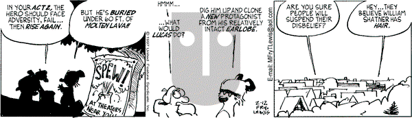 Over the Hedge on Wednesday February 12, 1997 Comic Strip