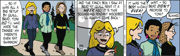 Luann on Saturday February 16, 2013 Comic Strip
