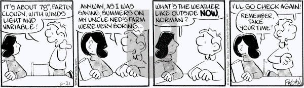 Drabble on Monday June 21, 2004 Comic Strip
