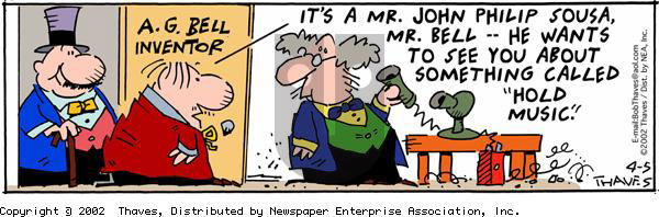 Frank and Ernest on Friday April 5, 2002 Comic Strip