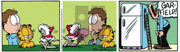 Garfield on Tuesday June 11, 1996 Comic Strip
