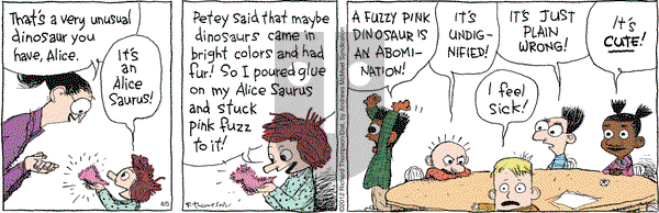 Cul de Sac on Wednesday April 5, 2017 Comic Strip