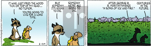 Over the Hedge on Saturday February 27, 2016 Comic Strip