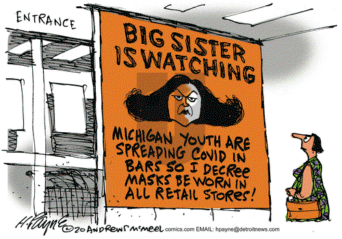 Henry Payne on Monday July 13, 2020 Comic Strip