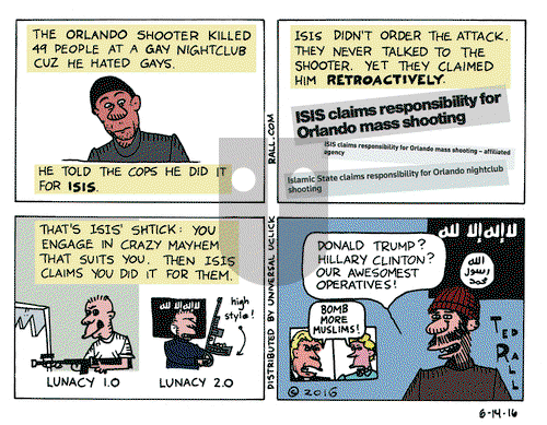 Ted Rall on Tuesday June 14, 2016 Comic Strip