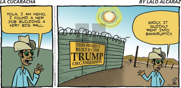 La Cucaracha on Sunday February 21, 2016 Comic Strip