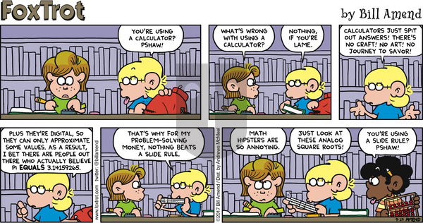 FoxTrot on Sunday September 24, 2017 Comic Strip