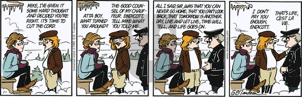 Doonesbury on Monday February 1, 2016 Comic Strip