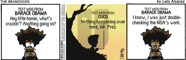 La Cucaracha on Tuesday June 18, 2013 Comic Strip