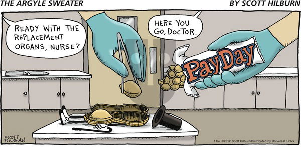 The Argyle Sweater on Sunday November 4, 2012 Comic Strip