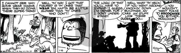 Alley Oop on Saturday January 6, 1979 Comic Strip