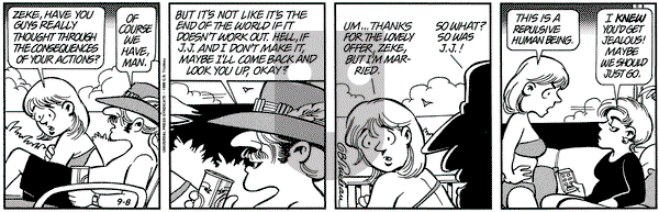 Doonesbury on Friday September 8, 1995 Comic Strip