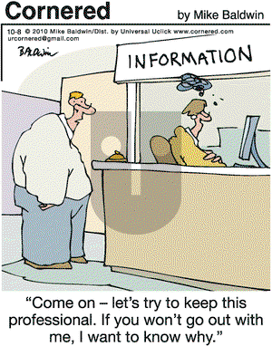 Cornered on Friday October 8, 2010 Comic Strip