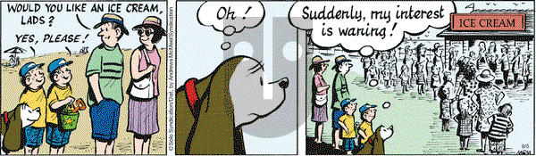 Fred Basset on Wednesday September 5, 2018 Comic Strip