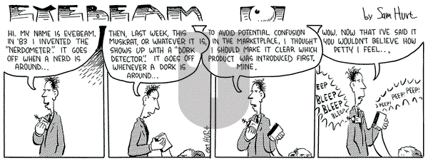 Eyebeam Classic on Thursday May 8, 2025 Comic Strip