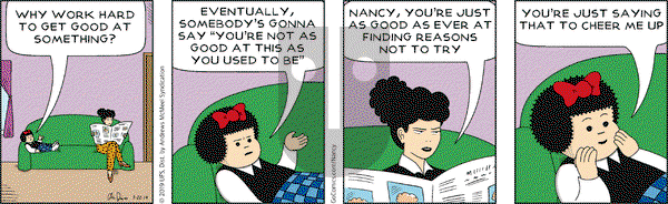 Nancy on Tuesday January 22, 2019 Comic Strip