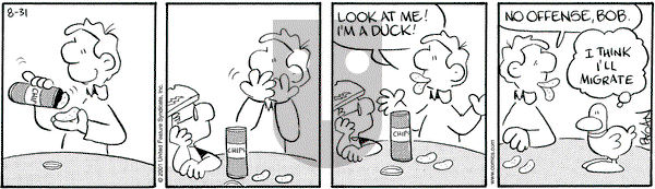 Drabble on Saturday September 22, 2001 Comic Strip