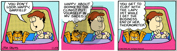 Garfield on Tuesday November 29, 1983 Comic Strip