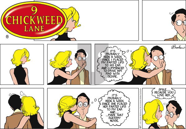 9 Chickweed Lane on Sunday May 7, 2017 Comic Strip