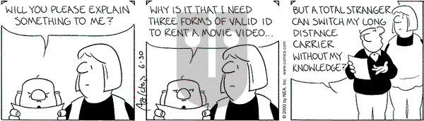 The Born Loser on Friday June 30, 2000 Comic Strip