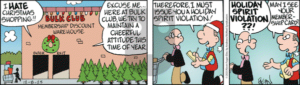 Drabble on Monday December 8, 2025 Comic Strip