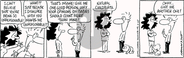 Baby Blues on Thursday February 25, 1993 Comic Strip