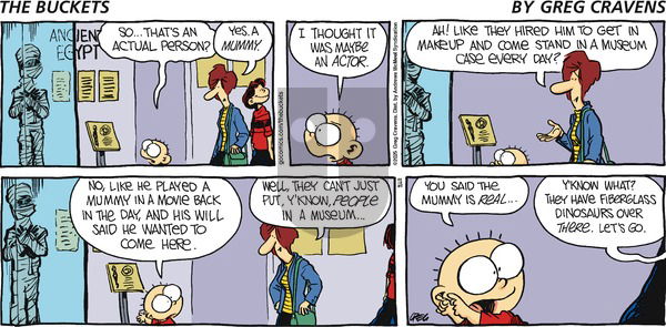 The Buckets - Sunday January 12, 2025 Comic Strip