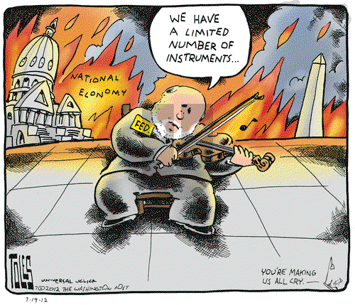 Tom Toles on Thursday July 19, 2012 Comic Strip