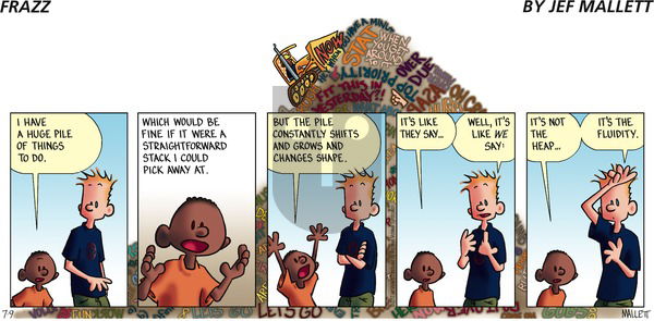 Frazz on Sunday July 9, 2017 Comic Strip