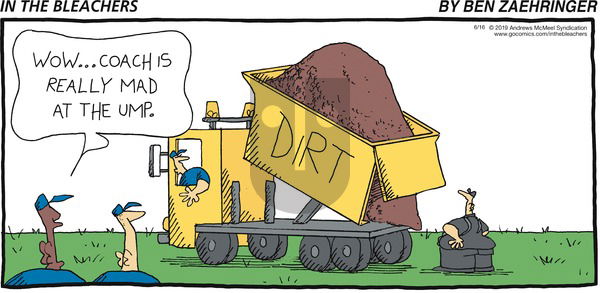 In the Bleachers on Sunday June 16, 2019 Comic Strip