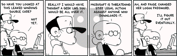 FoxTrot on Tuesday March 2, 2004 Comic Strip