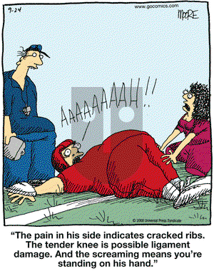 In the Bleachers on Wednesday September 24, 2008 Comic Strip