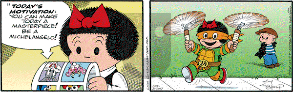 Nancy on Thursday August 31, 2017 Comic Strip