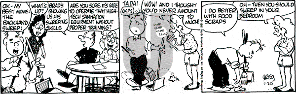 Luann on Tuesday July 30, 1991 Comic Strip