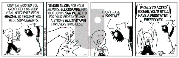 Cow and Boy Classics on Monday July 30, 2007 Comic Strip