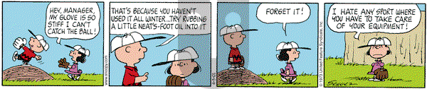 Peanuts on Tuesday April 3, 2001 Comic Strip