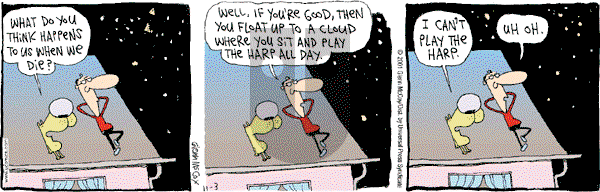 The Duplex on Saturday November 3, 2001 Comic Strip