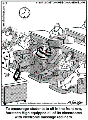 Close to Home on Friday May 7, 1999 Comic Strip
