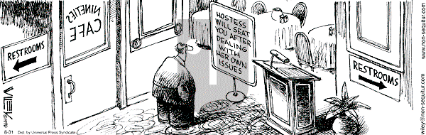 Non Sequitur on Thursday August 31, 2000 Comic Strip